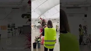 Adele Rae Florist Floral Art Installation Vancouver Contemporary Art Fair 2025 #flowers #vancouver