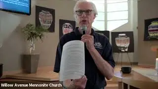 Lynn Jost shares a proposal to join the Pacific Southwest Mennonite Conference