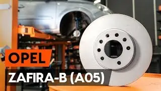 Cómo cambiar los discos de freno delantero en OPEL ZAFIRA-B 2 (A05) [VÍDEO TUTORIAL DE AUTODOC]