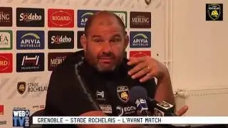 Avant match Grenoble - Stade Rochelais du samedi 27/08/2016