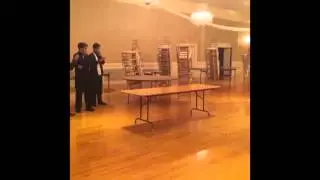 Brent Champagne Jumping 8ft Table...In A Tuxedo