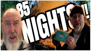 85 ночей в кемпинге в лесу! Посещение лагеря Красти.