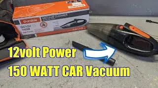 Niecarva Car Vacuum, Portable Vacuum Cleaner with 7500PA/150W/12V High Power TEST vs REAL DIRT!