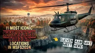 The 11 Most Memorable Stranger Things Locations - Map of Hawkins Indiana in the MSFS 2024 DLC