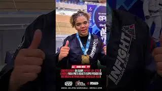 Gabi Pessanha da Infight Jiu-Jitsu &eacute; Campe&atilde; no Rio Winter International Open IBJJF 2025!