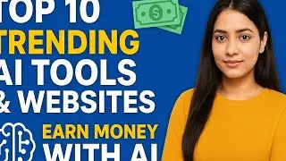 Top 10 Trending AI Tools & Websites | Earn Money with AI in 2025 | AI Tutorials for Beginners