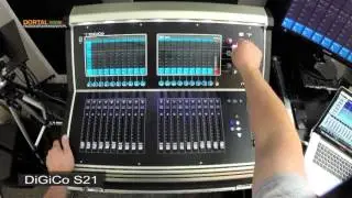 DiGiCo S21 - cz. 2 - obsługa warstwy miksu