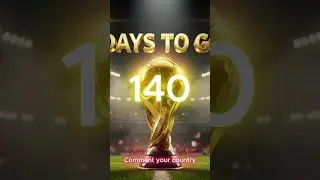 The Road to FIFA World Cup 2026 &ndash; 140 Days to Go #football #fifaworldcup #worldcup2026