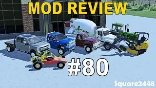 Farming Simulator 19 Mod Review #80 Flatbed Trucks, Dune Buggy, Salter, Mini Excavator & More!