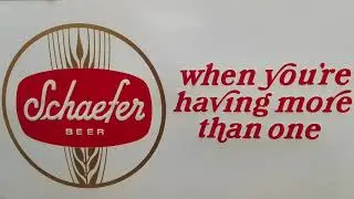 Schaefer Beer - Classic Radio Ad - Louis Armstrong - 