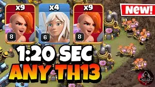 TH13 Super Valkyrie Attack Strategy | TH13 Super Valkyrie | Best TH13 Attack Strategy🔥