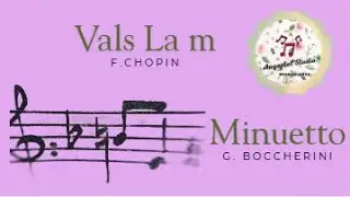 Vals en La menor (Chopin) y Minuetto (Boccherini) | 🎹  (Acordes y Digitación Paso a Paso)