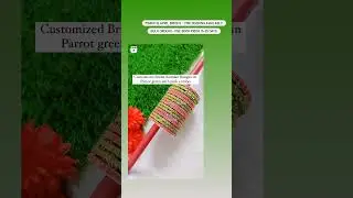 Parrot green with pink kundan bridal bangles | Maya Venba's Boutique