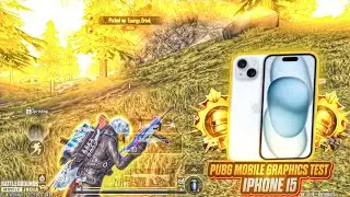 iPhone 15 BGMI Graphics Test 😍(SMOOTH + EXTREME) 🔥 | PUBG Mobile Gaming 2025 | My Best Rush Gameplay