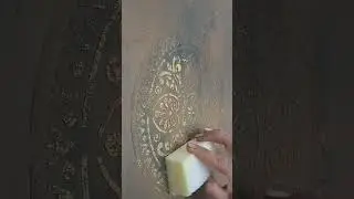 The magic of microcement #patina #microcement #satisfying #art #shorts #wallart #texture #پتینه