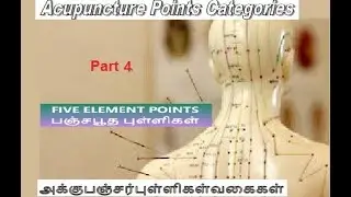 Five Shu (element) Points /Acu Points Categories /அக்குபுள்ளிகள் வகைகள் / பஞ்சபூத புள்ளிகள்/ Part 4