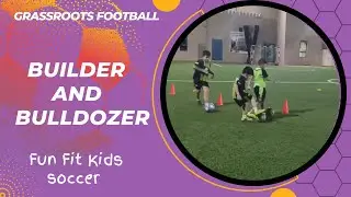 Football Fun Activity: Builder and Bulldozer || Grassroots Football || Football For Kids ||