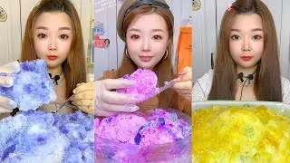 ASMR Crunchy Ice Mukbang Eating Show | Relaxing Sounds | #223