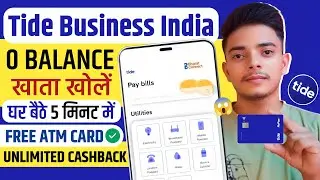 Tide Zero Balance Account Opening Online | Tide Business Account | Tide Current Account 2025