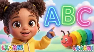 Learn ABC Alphabet Song & Rhymes 🇺🇸 🔠 | Clay Caterpillar Craft 🌈🐛|  @creativekiddos27   