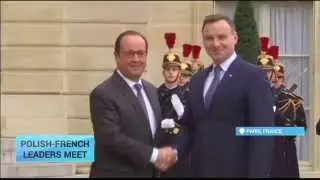 France-Poland Meeting: Hollande and Duda discuss Syria civil war, European refugee crisis