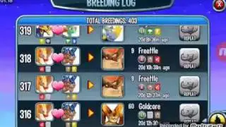 Monster Legends - Breeding Log