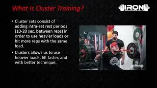 Cluster Training: The Key To Unlocking Size, Strength and Power
