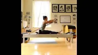 Archival Pilates Rowing on the Reformer