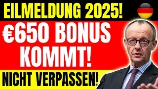 EILMELDUNG: Einmalzahlung 650 &euro; ab November 2025 &ndash; Riesige Auszahlung f&uuml;r Millionen Rentner!
