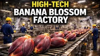 👉How Banana Blossoms Are Processed the Old-School Way | Traditional Factory