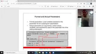 procedure with parameter mode
