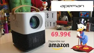 💥 TEST [MINI VIDEO PROJECTEUR A 69.99€ ~ LC450 Apeman] #Amazon Supporte le 1080P  💥 [2021]