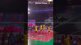 Power🏐💪 Raman Kumar  #volleyball #shorts #ramankumar