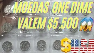 MOEDA  ONE DIME  PODEM VALER $5.500 E PODE ESTAR NA SUA CASA .