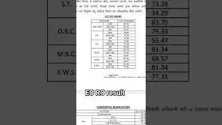 EO / RO result #automobile #trending #police #rajasthanpoliceashusir #policebharti