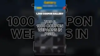 TOP 6 1000 COUPON GALLERY WEAPONS IN PG3D! (2025)🔥 #pixelgun3d #gaming #shorts #pixelgun #pg3d