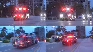 [PINNED Q] FLFR Engine 49, Ladder 49, Battalion 13, and Rescue 49 Responding to a Water Rescue