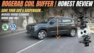 Skoda Kushaq 1.0 Rogerab suspension Buffers upgrade |How To Increase Ground Clearance| #skodakushaq