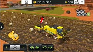 Make Round Straw Bales With Harvester In Fs 18 | Fs 18 New Mods Gameplay | Timelapse