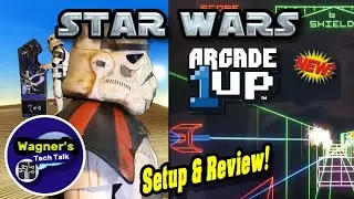 STAR WARS Arcade 1UP Setup and Review