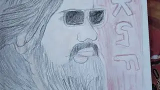 kgf chapter 2 sketch #yash #kgf chapter 2 #sketch  #viral #short #video