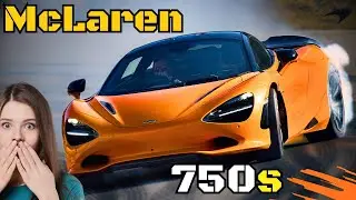 New McLaren 750s Coupe Speeding on Track 😮🔥 #mclaren