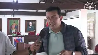 El Sr.  Federico Pelayo nos comenta sobre la obra pavimentación de la vía Zapatoca La Fuente.