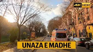 Unaza e Madhe Tiranë, Lana, Astiri - Driving in Tirana, Albania [4K HDR]