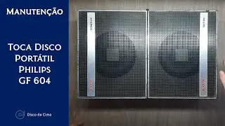 Manutenção - Toca Disco Portátil Philips GF 604