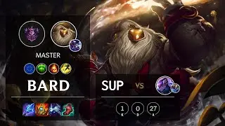 Bard Support vs Taric - EUW Master Patch 11.12