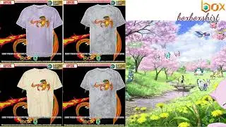 NEW Pokemon Charizard Swoosh Blast 3D Shirt
