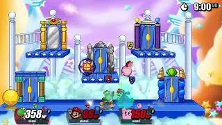Super Smash Flash 2 Beta v1.4 Free For All - Yoshi Vs Mario Vs Kirby #1296