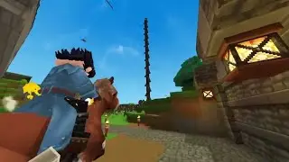 Walking Around The Original Spawn Village [2b2h.net]