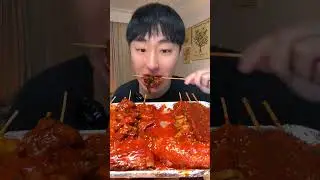The spicy paste fried skewers with a lot of sauce are just too fragrant #Oh my god it smel